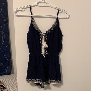 blue romper